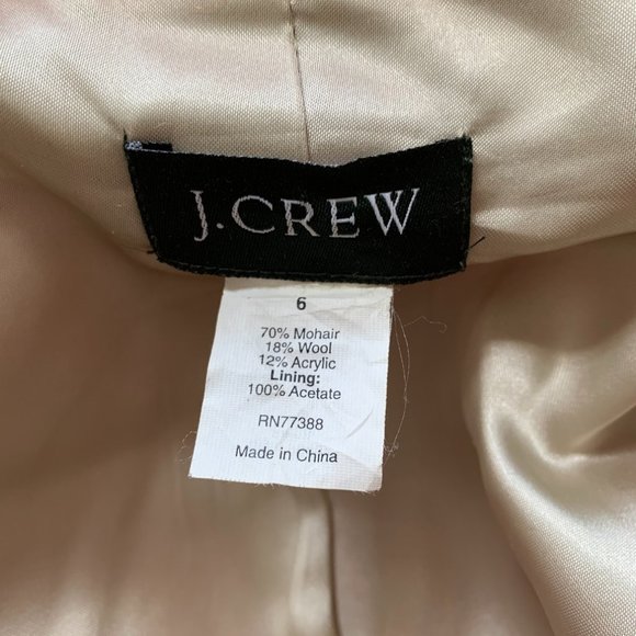 J.CREW Lucille mohair peacoat size 6 - Picture 5 of 15